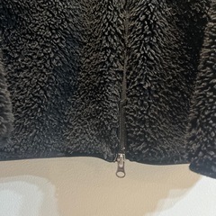 ユニクロ　UNIQLO 
　ボアフリースジャケット　 XXL 黒　ダメージなし　の画像