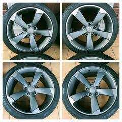 ■美品 ■WSP ITALY W567 19in 8.5j ET43/112-5穴 ハブ径66.6 ■PIRELLI SCORPION WINTER 255/40-19　■新品ハブリング付の画像