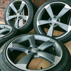 ■美品 ■WSP ITALY W567 19in 8.5j ET43/112-5穴 ハブ径66.6 ■PIRELLI SCORPION WINTER 255/40-19　■新品ハブリング付の画像