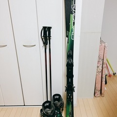 スキー板　スキー靴　ストック　カービング　セット