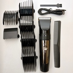 【新品未使用】電動バリカン メンズ キッズ 散髪用 ヘアカット 家庭用 3段階のスピード調整の画像
