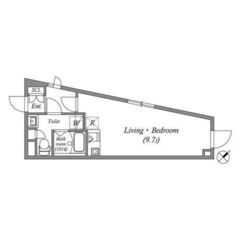 幡ヶ谷駅🚃1R🏠デザイナーズ【初期費用3万円！】築浅マンション🐱審査不安な方OK！初期安＆安心の柔軟審査🏠 - 中野区