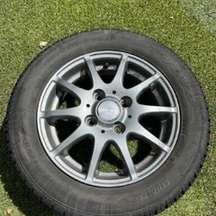 軽自動車スタッドレス　山5部　4本　アルミ付