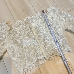 ウエディング　レースボレロの画像