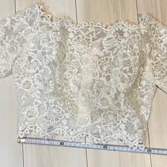 ウエディング　レースボレロの画像