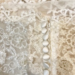 ウエディング　レースボレロの画像