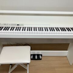 【値下げしました！】　KORG　電子ピアノ　LP-380白　2017年製　美品の画像