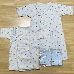 ミキハウス　【新生児】【肌着/ミトン】
