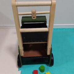 【手押し車】Edutē エデュテ アイムトイ ウォーカー&ライド アーミートラックの画像