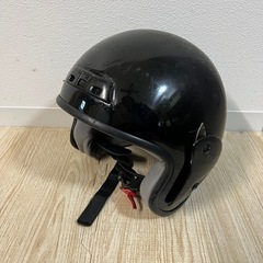 使用感あり　ヘルメット　ブラック　バイク　原付