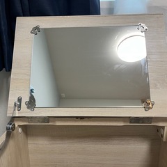 化粧台　ドレッサー　スツール付きの画像