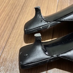 CHARLES & KEITH ブラック ミュール　サンダル　パンプス　24.5cmの画像