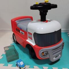 【乗れるオモチャ】トミカ サーキットトレーラーアイデス Ides乗用 トミカ ビークル（ミニカー）付の画像