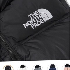 North Face ダウンベスト サイズLの画像