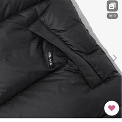 North Face ダウンベスト サイズLの画像