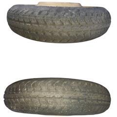 T125/70D14  93M  BRIDGESTONE  応急タイヤ(スペアタイヤ/ テンパータイヤ) 14 × 4T  PCD100の画像