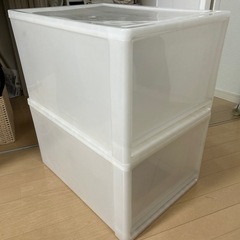 衣装ケース 1段×2個の画像