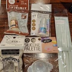 クリスタルレジン 300gセット アクリル絵具 3色 と小物のセットの画像