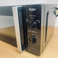 Haier（ハイアール）単機能電子レンジ（17L）JM-17F（ブラック）2018年製の画像