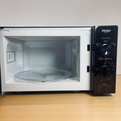 Haier（ハイアール）単機能電子レンジ（17L）JM-17F（ブラック）2018年製の画像