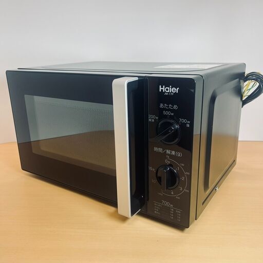 Haier（ハイアール）単機能電子レンジ（17L）JM-17F（ブラック）2018年製