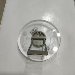 中古品　ミキモトのクリスタル置き時計　そこそこ高価なものの画像