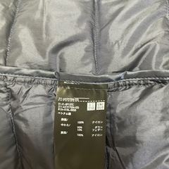 ウルトラライトダウン　ネイビー　Sの画像