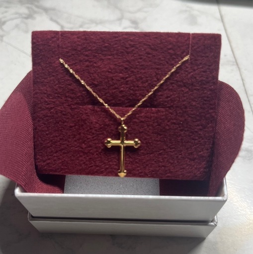 最終値下げ！k18 十字架ネックレス