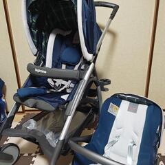 中古）　イングリッシーナ　ミキハウス　コラボ　ベビーカー　5点セット