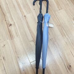 【取引中】丈夫な16本骨傘 55cm 2本セット　黒・紺