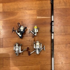 🎣釣り　SHIMANO  リール4点&竿1本セット　