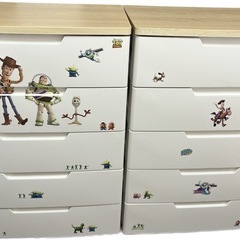 ★値下げ★　2台セット売り　5段チェスト　