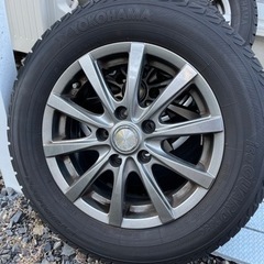 195/65R/15スタッドレスタイヤ　ホイールセットの画像