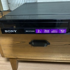 SONY ブルーレイレコーダー BDZ-ET2200 3番組録画 2TBの画像