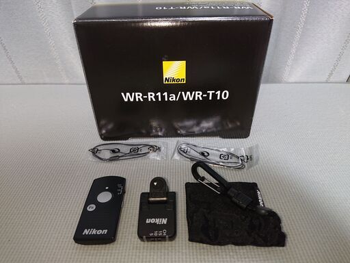【値下げ、2月28日掲載終了】【中古美品】Nikon 純正ワイヤレスリモートコントローラー10ピンターミナル用/送信機セット WR-R11a/WR-T10 セット WRR11aset