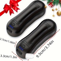 【新品】充電式カイロ（2個１組）黒の画像