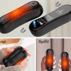 【新品】充電式カイロ（2個１組）黒の画像