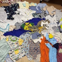 【46点まとめ売り】男の子ロンパース&ボディースーツ