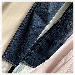 ꒰ZOZO꒱テーパード ストレートデニム 形綺麗 ロングジーンズ カジュアルの画像