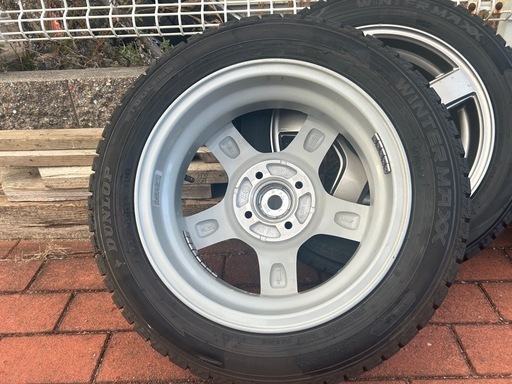 お取引中　バリ山 軽自動車用スタッドレス155/65R14＋アルミホイールセット