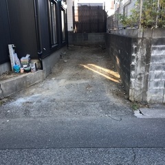 駐車場，左官工事，土間打出来る方探してます。