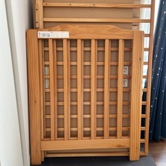 【お取引先が決まりました】カトージ　ベビーベッド　70×120cmの画像