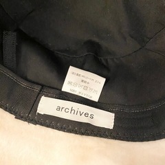 未使用 archives 帽子 ハット ファーハット アルシーヴ ベージュの画像