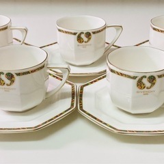 GIVANCHY ジバンシー 食器セット　5客 ティーカップ&ソーサー デザート皿 の画像