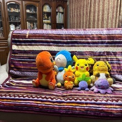 ポケモンぬいぐるみ　大小の画像