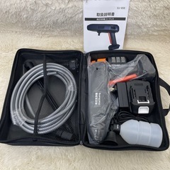 【新品】 　高圧洗浄機 コードレス 充電式 家庭用 掃除 洗車 マキタ互換バッテリーの画像