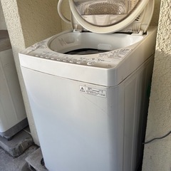 (値下げ)TOSHIBA洗濯機(中古)の画像