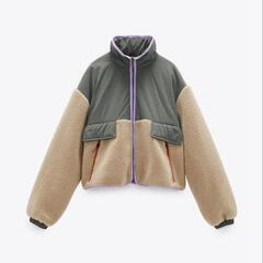 ZARA ボアジャケット S