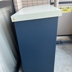 山善 YAMAZEN 小型収納庫 ネイビー CY-1Nの画像