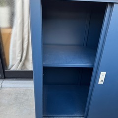 山善 YAMAZEN 小型収納庫 ネイビー CY-1Nの画像